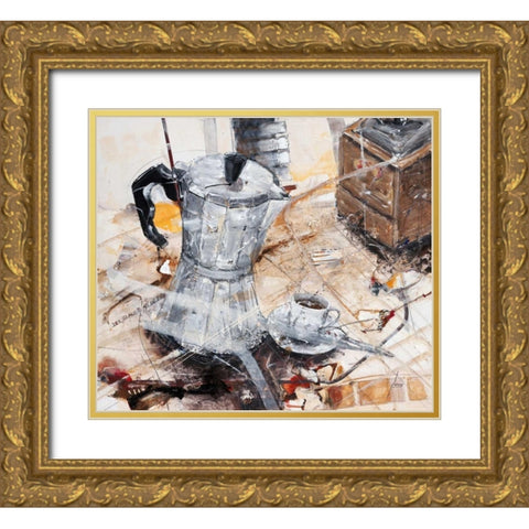 Der Glaube an die Eier Gold Ornate Wood Framed Art Print with Double Matting by Mayer, Norbert