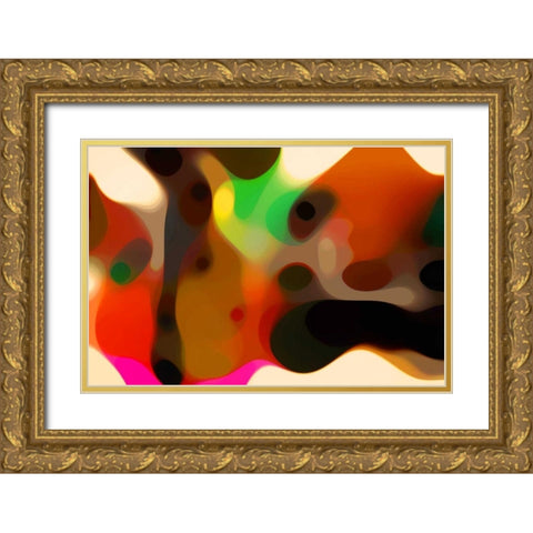 Evolution 38 Gold Ornate Wood Framed Art Print with Double Matting by Klipp, Ortwin