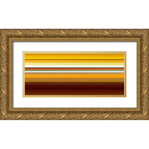 Lichtlinien 468  Gold Ornate Wood Framed Art Print with Double Matting by Klipp, Ortwin