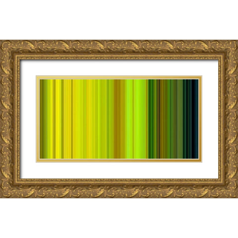 Lichtlinien 891 Gold Ornate Wood Framed Art Print with Double Matting by Klipp, Ortwin