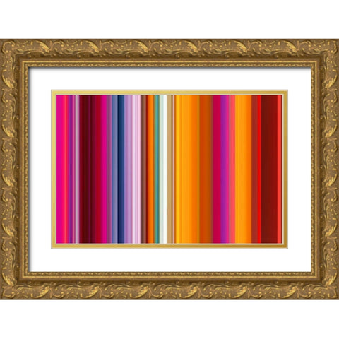 Lichtlinien 891 Gold Ornate Wood Framed Art Print with Double Matting by Klipp, Ortwin