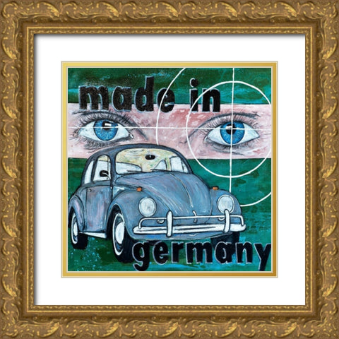 Made in Germany Gold Ornate Wood Framed Art Print with Double Matting by HÃ¼ttner, Rainer