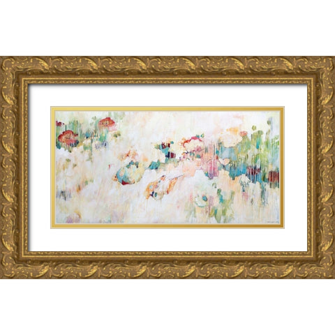 BlÃ¼tentau Gold Ornate Wood Framed Art Print with Double Matting by Endress, Sabine