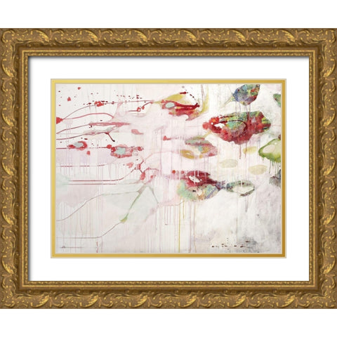 Wasserspiel 1 Gold Ornate Wood Framed Art Print with Double Matting by Endress, Sabine