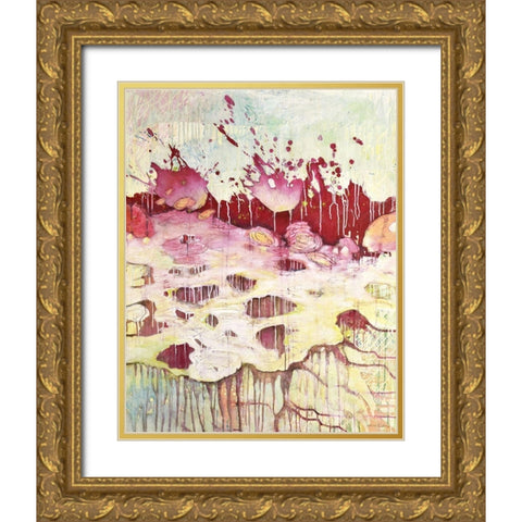 An die OberflÃ¤che Gold Ornate Wood Framed Art Print with Double Matting by Endress, Sabine