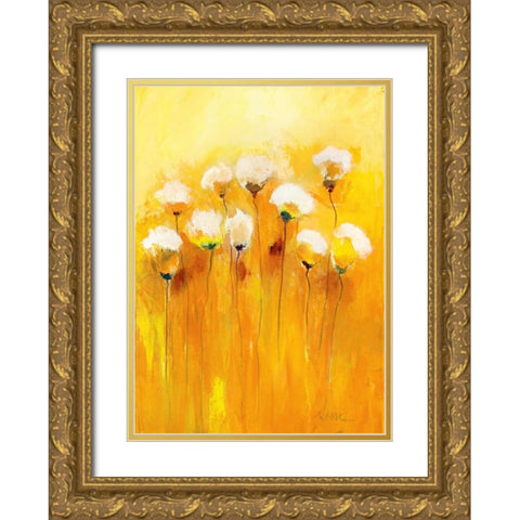 Summerfields II Gold Ornate Wood Framed Art Print with Double Matting by Strunk, Anne L.