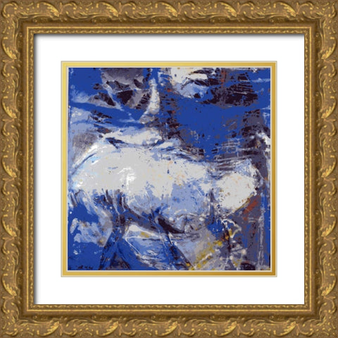 Begehren Gold Ornate Wood Framed Art Print with Double Matting by Miteff, Stefan