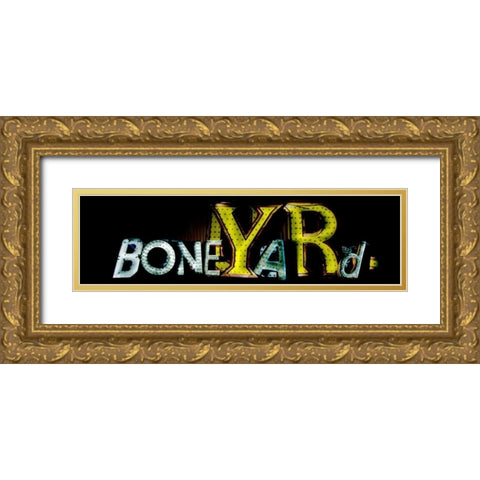 Boneyard Gold Ornate Wood Framed Art Print with Double Matting by Stalowy, John