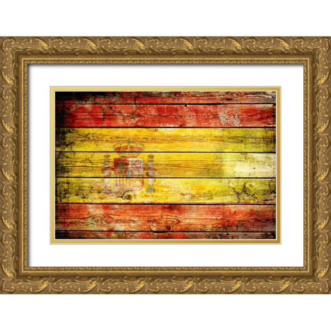 Spain 2 Gold Ornate Wood Framed Art Print with Double Matting by Robins, John H.