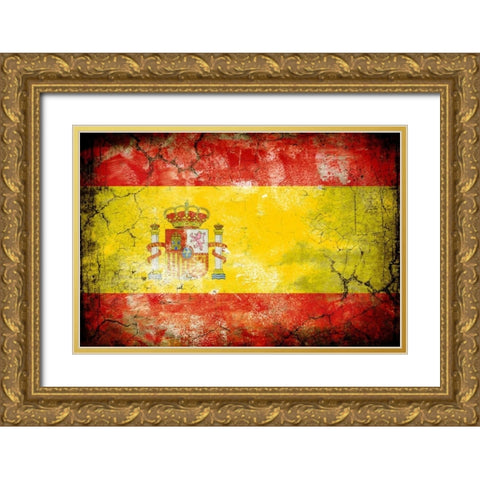Spain 1 Gold Ornate Wood Framed Art Print with Double Matting by Robins, John H.