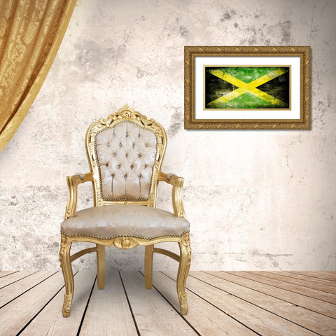Jamaica 1 Gold Ornate Wood Framed Art Print with Double Matting by Robins, John H.