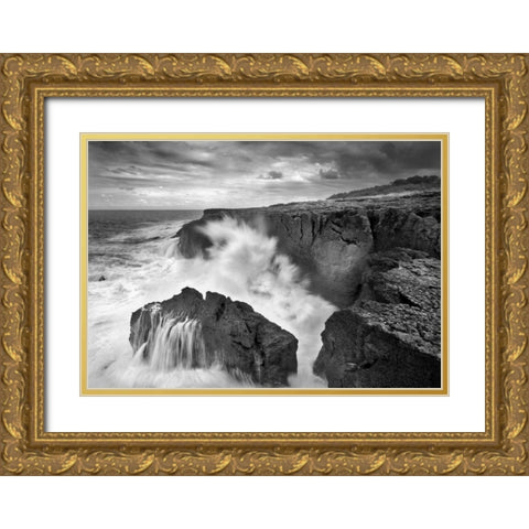 The three Marias Gold Ornate Wood Framed Art Print with Double Matting by Vera, Urtzi