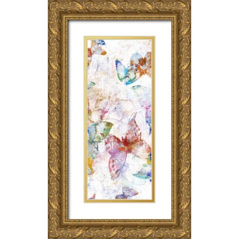 Bright Flight II Gold Ornate Wood Framed Art Print with Double Matting by Studio W