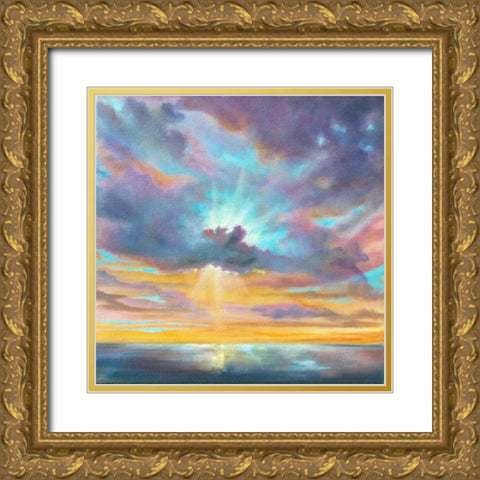 Beautiful Timing Gold Ornate Wood Framed Art Print with Double Matting by Quin, Marabeth