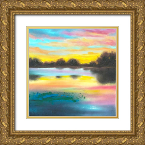 The Grand Scheme of Things Gold Ornate Wood Framed Art Print with Double Matting by Quin, Marabeth