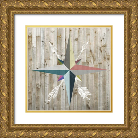 Young Explorer II Gold Ornate Wood Framed Art Print with Double Matting by Studio W