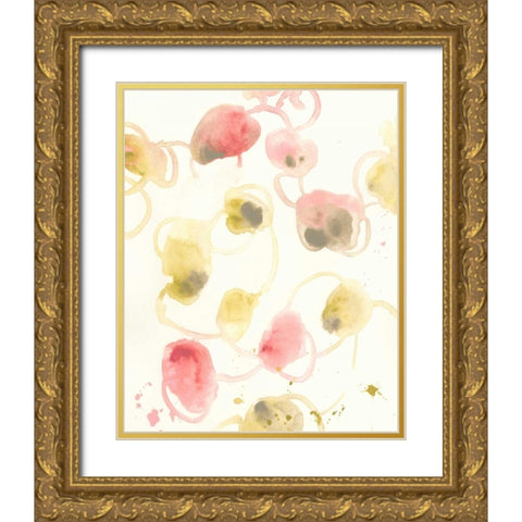 Elliptical Motion II Gold Ornate Wood Framed Art Print with Double Matting by Vess, June Erica