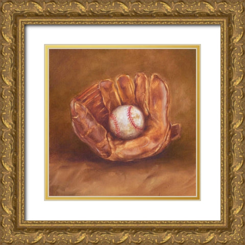 Rustic Sports III Gold Ornate Wood Framed Art Print with Double Matting by Harper, Ethan