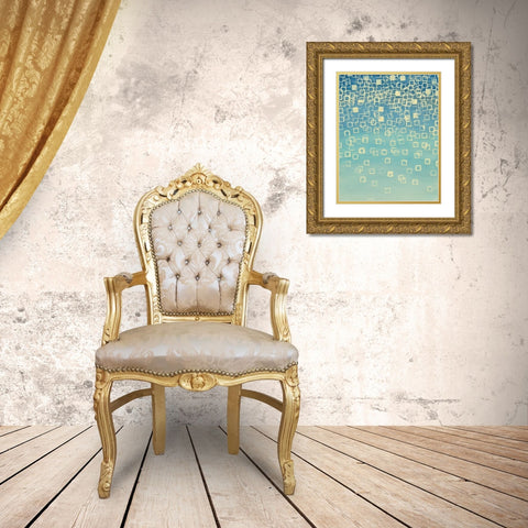 Faded Axioms I Gold Ornate Wood Framed Art Print with Double Matting by Lam, Vanna