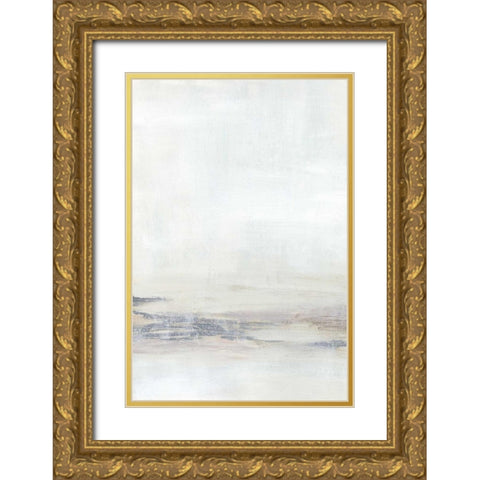 Estuary II Gold Ornate Wood Framed Art Print with Double Matting by Vess, June Erica
