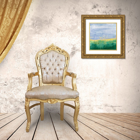Whispers Emerge II Gold Ornate Wood Framed Art Print with Double Matting by Suderman, Karen
