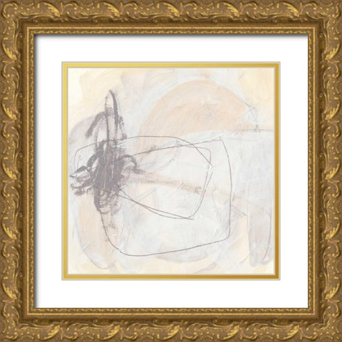 Periphery I Gold Ornate Wood Framed Art Print with Double Matting by Vess, June Erica