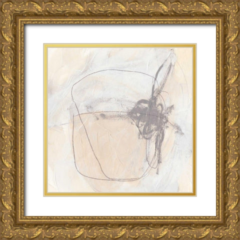 Periphery II Gold Ornate Wood Framed Art Print with Double Matting by Vess, June Erica