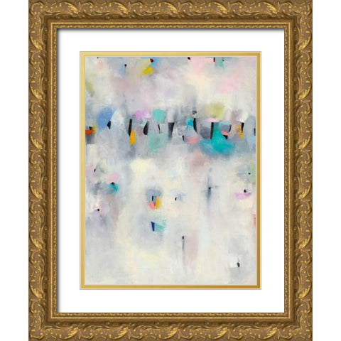 Procession II Gold Ornate Wood Framed Art Print with Double Matting by Galapon, Nikki