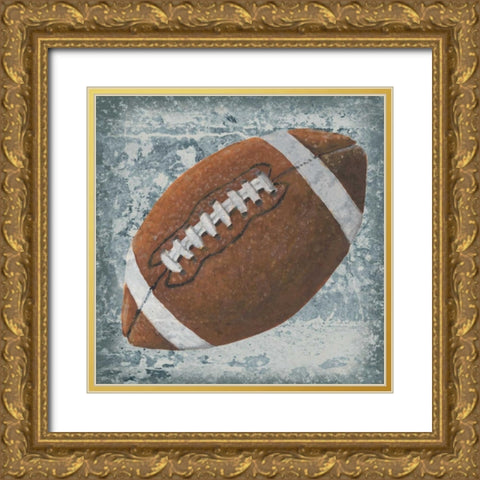 Grunge Sporting II Gold Ornate Wood Framed Art Print with Double Matting by Studio W