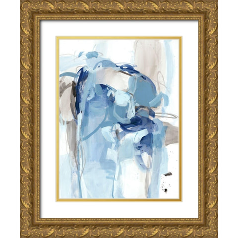 Friday Night II Gold Ornate Wood Framed Art Print with Double Matting by Long, Christina