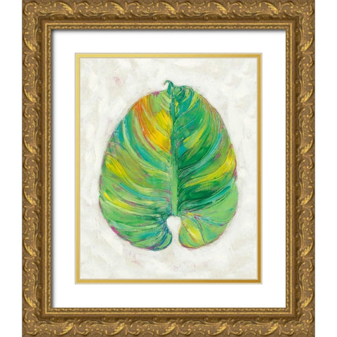 Vacation Palms II Gold Ornate Wood Framed Art Print with Double Matting by Zarris, Chariklia