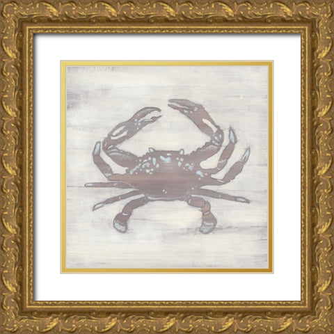 Driftwood Silhouette II Gold Ornate Wood Framed Art Print with Double Matting by Vess, June Erica