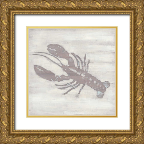 Driftwood Silhouette VI Gold Ornate Wood Framed Art Print with Double Matting by Vess, June Erica