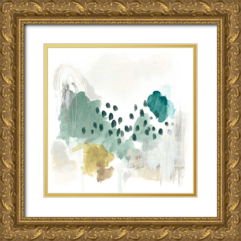Rain Cloud II Gold Ornate Wood Framed Art Print with Double Matting by Vess, June Erica