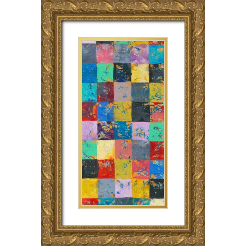 Lucky Seven I Gold Ornate Wood Framed Art Print with Double Matting by Galapon, Nikki