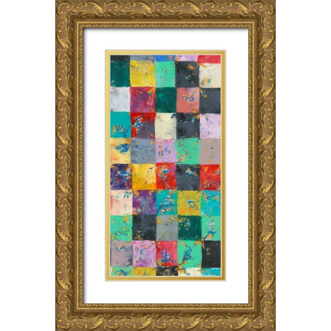 Lucky Seven II Gold Ornate Wood Framed Art Print with Double Matting by Galapon, Nikki