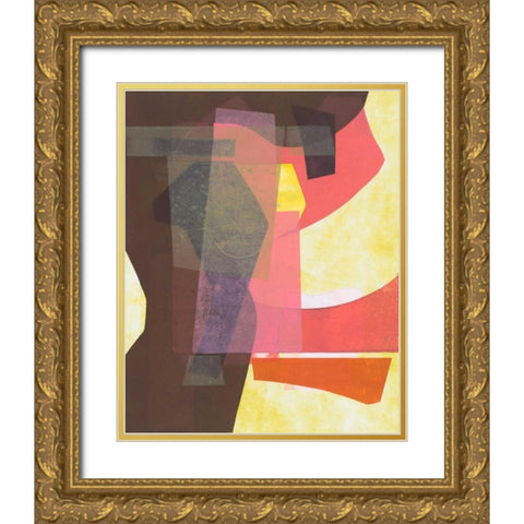 SOMA Goes Up Gold Ornate Wood Framed Art Print with Double Matting by Delamater, Rob