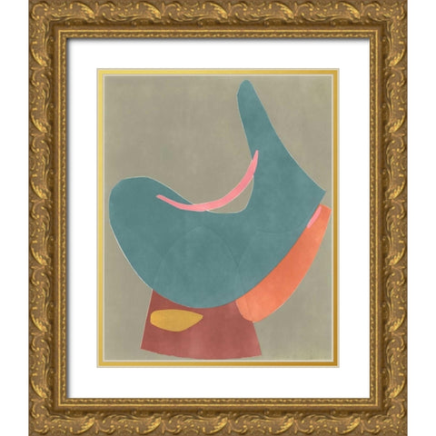 Vessel XII Gold Ornate Wood Framed Art Print with Double Matting by Delamater, Rob