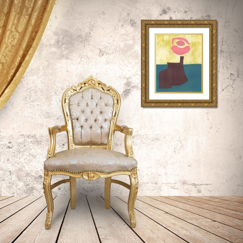 Alicante #2 Gold Ornate Wood Framed Art Print with Double Matting by Delamater, Rob
