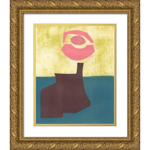 Alicante #2 Gold Ornate Wood Framed Art Print with Double Matting by Delamater, Rob