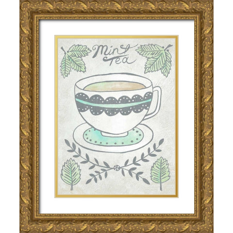 Breakfast Club III Gold Ornate Wood Framed Art Print with Double Matting by Zarris, Chariklia