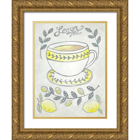 Breakfast Club IV Gold Ornate Wood Framed Art Print with Double Matting by Zarris, Chariklia