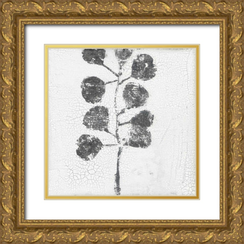 Minimalism I Gold Ornate Wood Framed Art Print with Double Matting by Ray, Elena