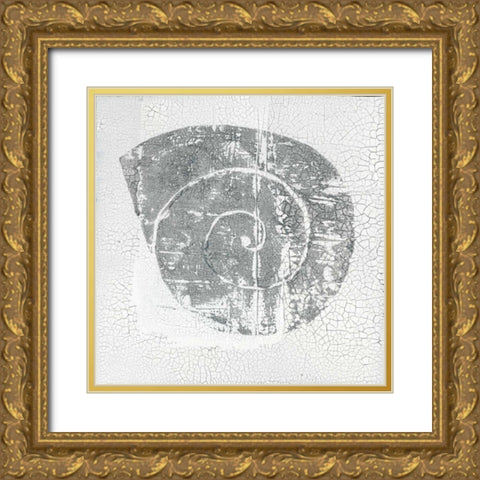 Minimalism V Gold Ornate Wood Framed Art Print with Double Matting by Ray, Elena