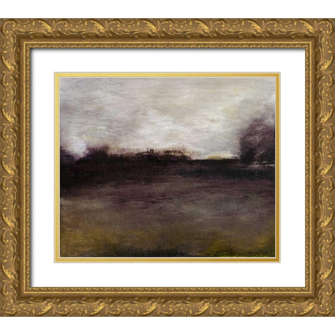 Seasons IV Gold Ornate Wood Framed Art Print with Double Matting by Gordon, Sharon