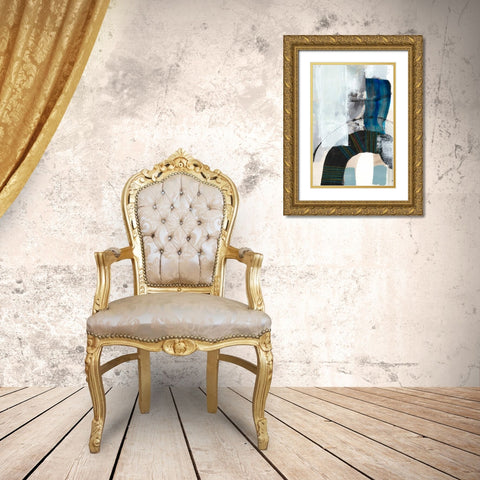 Kabuki I Gold Ornate Wood Framed Art Print with Double Matting by Fuchs, Jodi
