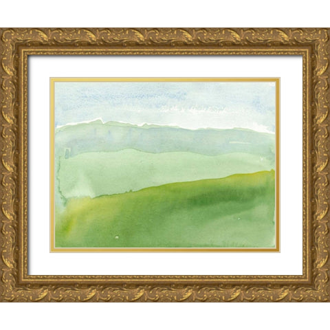 Monterey I Gold Ornate Wood Framed Art Print with Double Matting by Ludwig, Alicia