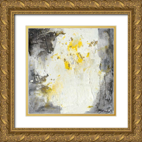 Soft Cliffs II Gold Ornate Wood Framed Art Print with Double Matting by Combs, Joyce
