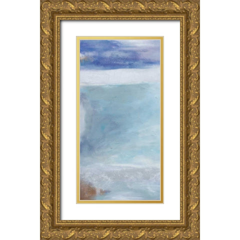 Beginnings I Gold Ornate Wood Framed Art Print with Double Matting by Contacessi, Julia