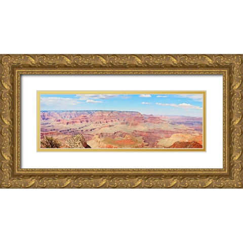 Grand Canyon Panorama I Gold Ornate Wood Framed Art Print with Double Matting by Coomes, Sylvia